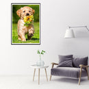 5D DIY Full Drill Diamond Painting Dog Embroidery Mosaic Craft Kits Home Decor