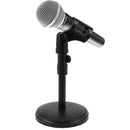 Foldable Desk Table Microphone Clip Stand Mic Tripod Adjustable Holder Newly