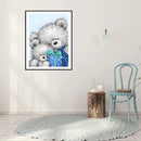 5D DIY Cartoon Bear Present Part Special Drill Diamond Painting (YXC064)