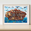 Animals 11CT Stamped DIY Embroidery Full Cross Stitch Handmade Wall Art Craft