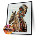 5D DIY Full Square Drill Diamond Paint Horse Woman Mosaic Rhinestone Art Picture