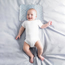#A Newborns Solid Color Soft Pillow Head Support Cushion Neck Headrest Protectio