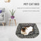 Plush Cat Bed Mat Machine Washable Square Dog Bed Cushion Anti Brief Pet Supplies