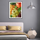 5D DIY Fresh Fruits Full Round Diamond Painting Wall Decor Rhinestone Art Crafts