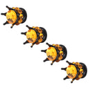 4pcs Car Styling Wheel Tire Valve Caps Black Crown Auto Tyre Stem Dust Air Co