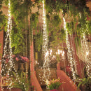 Fairy Lights Solar Christmas Tree Party Indoor Garden Decor (Warm 200LED) Newly