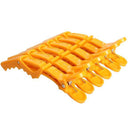 6PCS Hairstyle Salon Mat Cutting Clamp Crocodile Hairclips Hairpin Handle