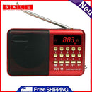 K11 Handheld Digital FM MP3 Player Speaker Devices Mini Portable Radio Recorder