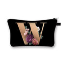 Garuru-Jidong Cosmetic Bag/Toiletry Bag, Motif: Alphabet with Flowers