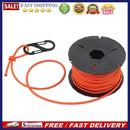 Reflective Paracord Lanyard Elastic Outdoor Camping Tent Rope w/ Carabiner