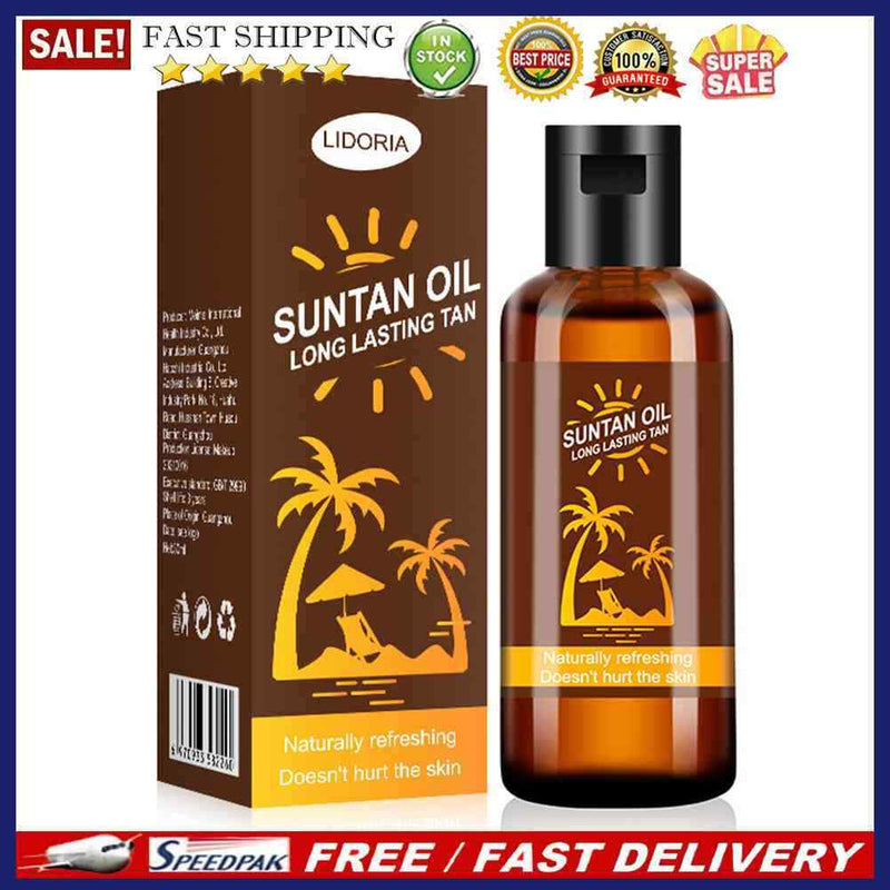 Tanning Lotion Oils Body Bronzer Self Tanning Suntan Sexy Solarium Beach Tan