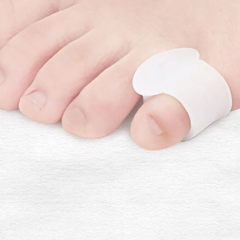 1 Pair Silicone Little Toe Thumb Separators Foot Bunion Hallux Valgus Corre