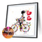5D DIY Diamond Painting Riding Love Girl Cross Stitch Embroidery Mosaic Kit