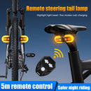 3 in 1 LED Remote Control Turn Signal Taillight Waterproof MTB Bike Rear La