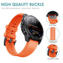 22mm Silicone Strap for Garmin Fenix 7/6/6 Pro/5/5 Plus Sport Watch Accesso