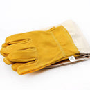 1 Pair Beekeeping Gloves Goatskin Bee Keeping Vented Sleeves Long A0C5