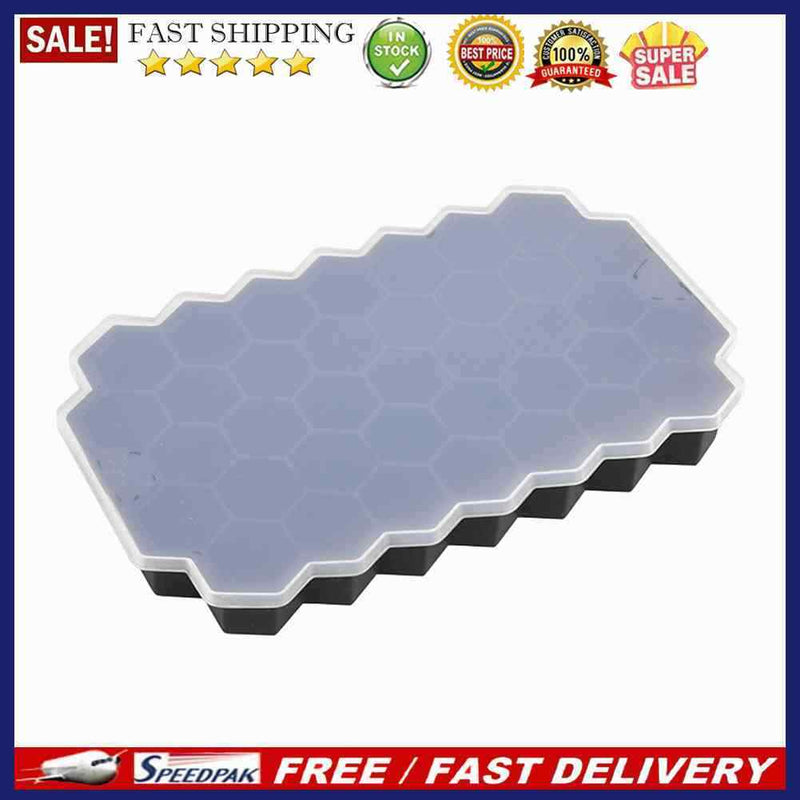 Flexible Ice Cube Tray Honeycomb Creative Silicone Ice Cube Maker for Drinks