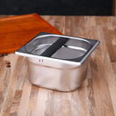 Stainless Steel Coffee Powder Residue Knock Box Coffee Grounds Recycling Bu