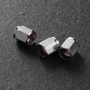 10pcs Chrome Copper Car Motorcycle Wheel Tire Valve Stem Caps Dust Covers