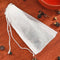 100pcs Empty Scent Drawstring Tea Bag Seal Filter Herb Spice Pouch (5x7cm)