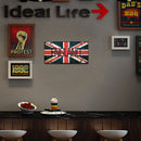 England Flag Retro Metal Plate Tin Sign Plaque Poster for Bar Club Cafe Art