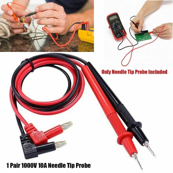 Digital Multimeters Needle Tip Probe Universal Wire Pen MultiMeter Test Leads