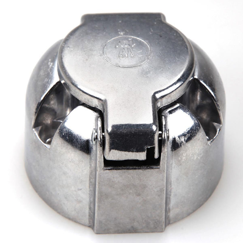 7 PIN ROUND MALE FEMALE METAL CARAVAN TRAILER PART BOAT