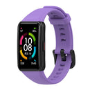 Strap Replacement for HUAWEI Band 6 TPU Wristband for HONOR Band 6 (Purple)
