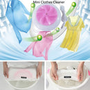 Mini Ultrasonic Turbo Washing Machine Removes Dirt Travel Washer (Pink) Newly