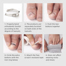 1 Pair Stainless Steel Ingrown Toe Nail Fixer Embed Toenail Correction Lifter