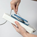 Wall Router Socket Fixer Cable Wire Organizer Power Strip Holder (Blue) Newly
