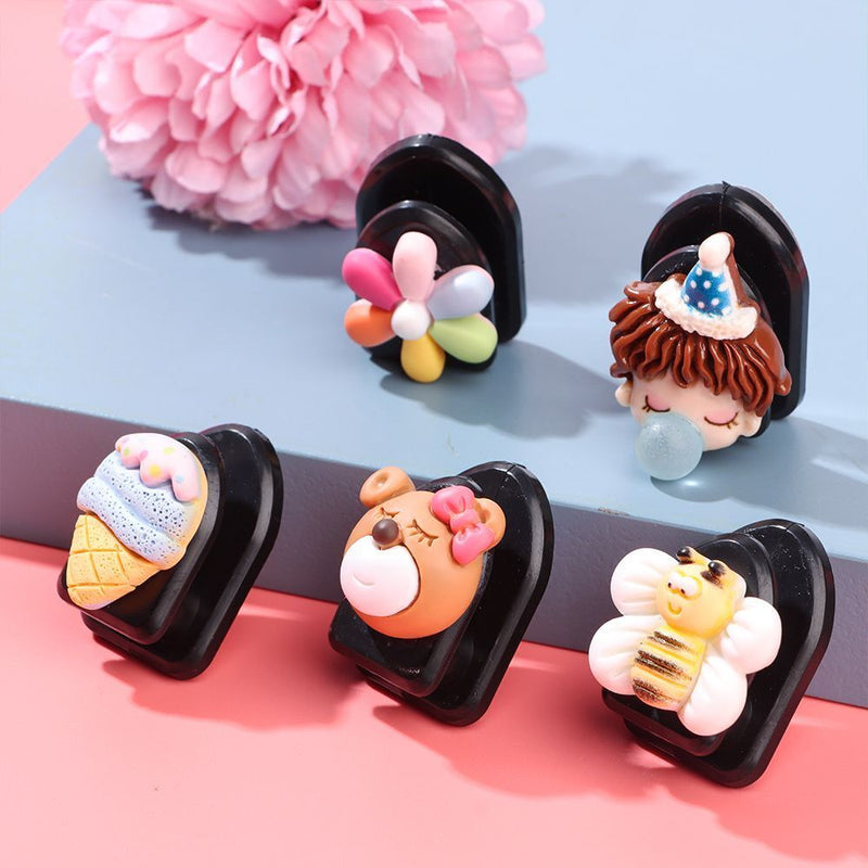 Wall Hanger Hat Holder Towel Rack Cute Mini Car Hook Plastic USB Cable Hanger