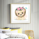 5D DIY Diamond Painting Kits Full Round Drill Cartoon Little Lion Mosaic