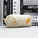 Cheese Large-capacity Pencil Bag Multi-layer Stationery Box Storage Bag