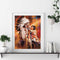 Oil Painting By Number Old Woman Oil Digital Picture Home Wall Decor for Gift