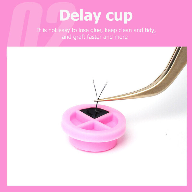 Disposable Glue Cups False Eyelashes Eyelash Extension Adhesive Stand Tool