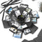 3pcs Explosion Box Hexagonal DIY Photo Album Scrapbooking Box Gift(Black)