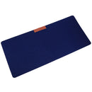 Office Computer Desk Mat Keyboard Felt Laptop Cushion Mouse Pad (Navy Blue)