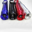 Aluminum Alloy Electronic Lamp Mini Flashlight Key Ring Carabiner Torch Bright