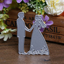 Metal Bride Groom Wedding Cutting Dies Stencils For DIY Scrapbooking