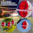 Union Jack Queens Jubilee Party Honeycomb GB Red White Balls x Decoration 3 N2D1