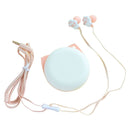 Earphone Case 3.5mm In-ear Earphone Wired Childs Earphone Cute Cartoon Cat Paw