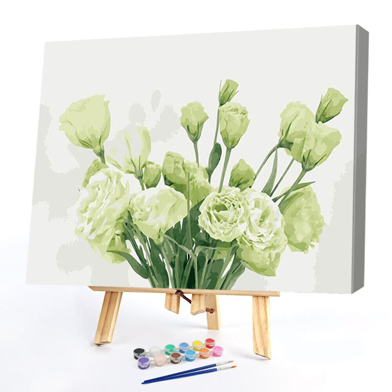 Painting By Numbers Acrylic Hand Painted Flowers Digital Picture Art Home Decor