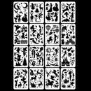 Fast Draw Stencil Art A4 Templates Silhouette Painting Template Hot J4S0