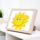 Hand Painted Artwork Painting By Numbers Picture DIY Warm Sun Craft Wall Decor