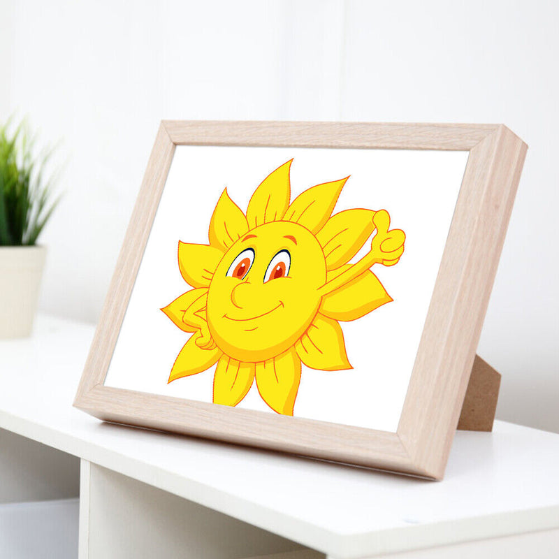 Hand Painted Artwork Painting By Numbers Picture DIY Warm Sun Craft Wall Decor