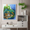 #A Cat Partial Oil Paint By Numbers Kit DIY Frameless Drawing Picture for Adul