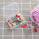 200PCS Home Needles Head Mini Patchwork Quilting Love Heart Sewing Pin