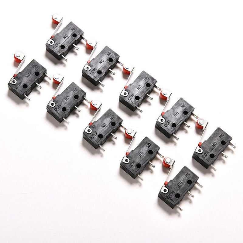 PCB Terminals Normal Open/Close Micro Limit Switch KW11-N KW12 Lever Arm Roller