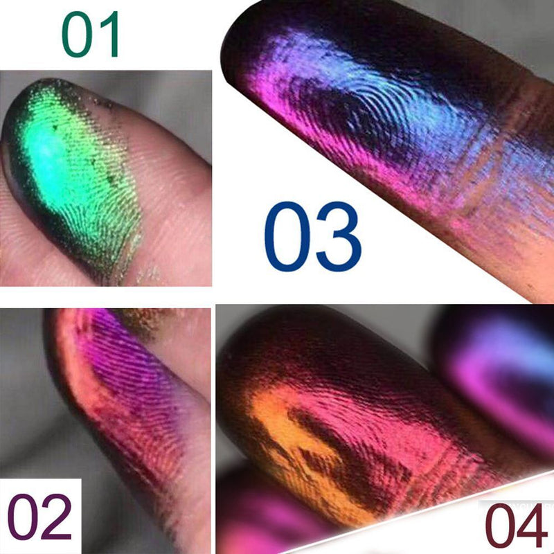 Metallic Matte Eye Makeup Glitter Palette Shimmer Light Changing Eyeshadow